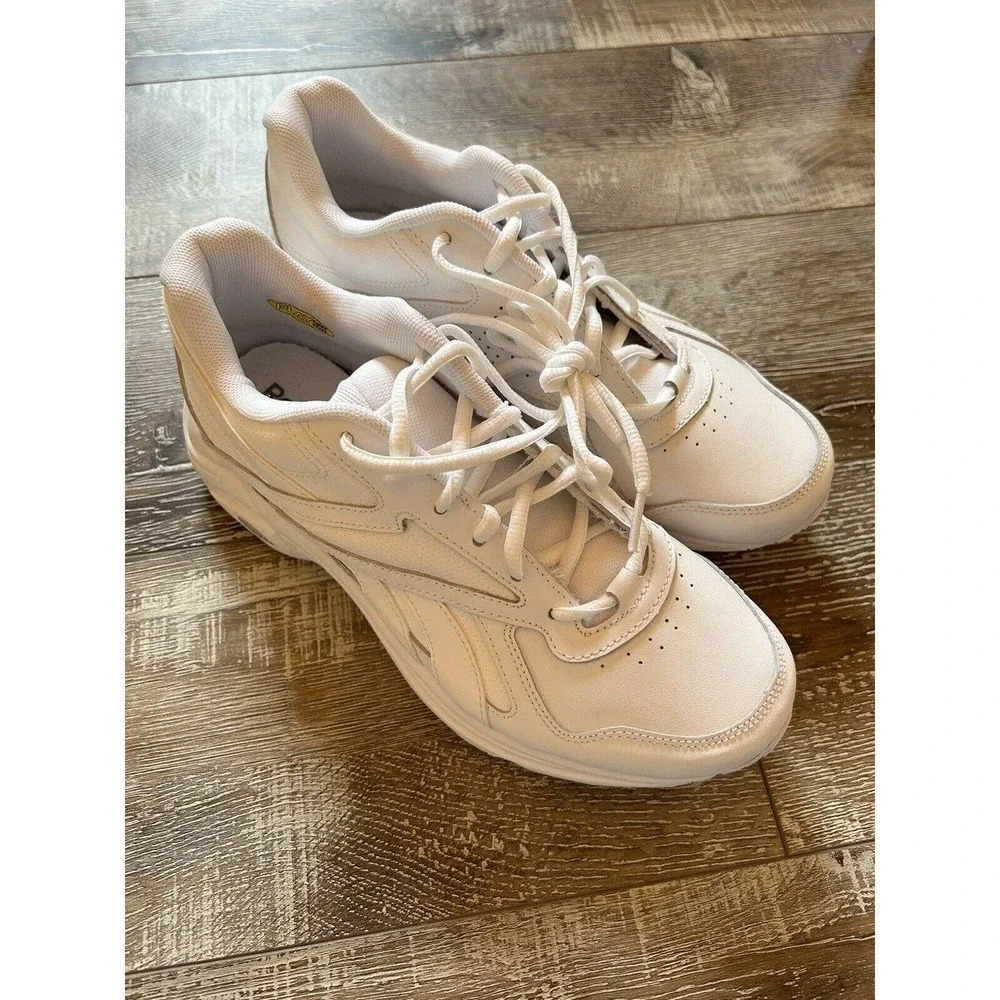REEBOK DMX MAX WALKING SHOES MENS SIZE 8.5 WHITE Moving Air Cushioning